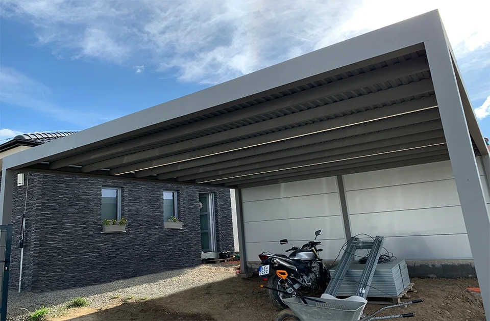 Integrierte led beleuchtung carport