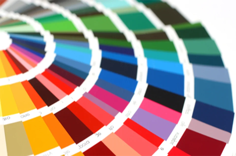 Unbegrenzte farbpalette